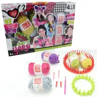 4-in-1 Webset mit buntem Garn