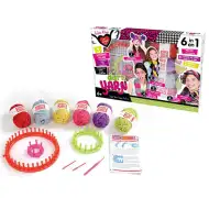 6-in-1 Webset mit buntem Garn