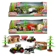 7-teiliges Bauernhof-Stall-Set mit Traktor
