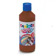 Acrylfarbe 250ml in Braun - Carioca