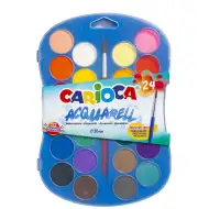 Aquarellfarbenset mit 24 Farben 30mm - Carioca