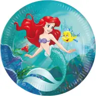 Ariel die kleine Meerjungfrau 8er-Papierteller-Set 23cm