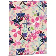 Ars Una: Beach Flowers Blumen-Gummimappe A4