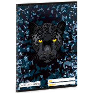 Ars Una: Black Panther liniertes Heft für die 2. Klasse A/5 16-32