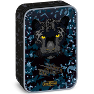 Ars Una: Black Panther mehrstöckiges Federmäppchen 15,5 x 22,5 x 4,5 cm
