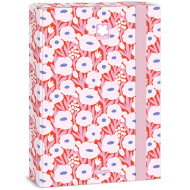 Ars Una: Bloomie Blumenmuster-Heftbox mit Gummizug A4