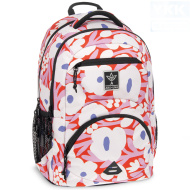 Ars Una: Bloomie mit Blumenmuster, ergonomischer Schulranzen/Rucksack, 27 L