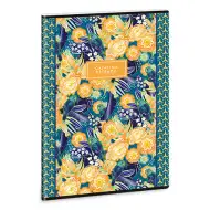 Ars Una: Catalina Estrada Parrot Tropical A/4 extra geheftetes, liniertes Heft