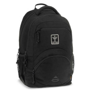 Ars Una: Cordura Black ergonomische Schultasche, Rucksack 27 L