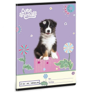 Ars Una: Cute Animals - Aussie liniertes Heft A5 21-32