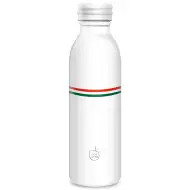 Ars Una: Flag-white doppelwandige Metallflasche 600 ml