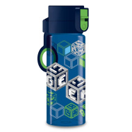 Ars Una: Geek mit Würfelmuster, BPA-freie Trinkflasche, 475 ml