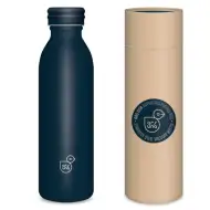 Ars Una Midnight Blue doppelwandige Metalltrinkflasche 600 ml