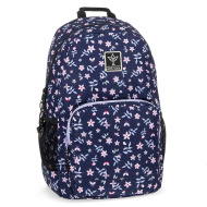 Ars Una: Navy Bloom Schulrucksack AU-14 32x51x25 cm