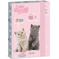 Ars Una: Niedliche Tiere – Teeparty, Heftbox mit Katzen, A5