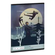 Ars Una: Ninjas in the Dark A/5 liniertes Heft für die 1. Klasse 14-32