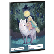 Ars Una: Northern Lights A/5 liniertes Heft für die 3. Klasse 12-32