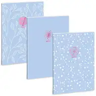Ars Una: Soft Touch Skyblue Spring extra geheftetes Punktrasterheft A/4