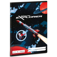Ars Una: Space Explorer A/5 liniertes Heft für die 1. Klasse 14-32