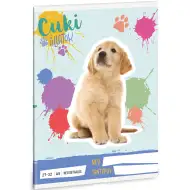 Ars Una: Süße Tiere – Golden Retriever kariertes Heft A/5 27-32