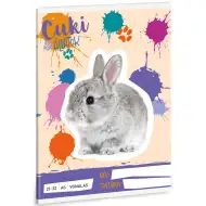 Ars Una: Süße Tiere – Hase liniertes Heft A/5 21-32