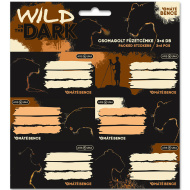 Ars Una: Wild in the Dark – verpackte Heftaufkleber mit Löwenmotiv, 3×6 Stück