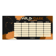 Ars Una: Wild in the dark — ein doppelseitiger Stundenplan auf einem Blatt