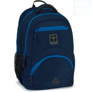 Ars Una: azurblauer ergonomischer Schulrucksack, 27 L
