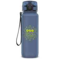Ars Una: dunkelblaue matte Trinkflasche, 800 ml