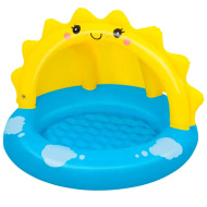 Bestway: Fröhliches Planschbecken mit Sonnenmotiv 101 x 97 x 71 cm