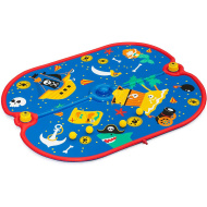 Bestway: Planschbecken mit Wasserspritzer, Piratenmotiv, 170 x 140 cm