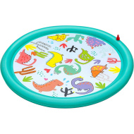 Bestway: Planschbecken mit Wassersprühfunktion, Dino-Motiv, 122 cm