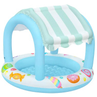 Bestway: Sweet Shoppe™ Planschbecken mit Sonnendach Ø 104 x 84 cm