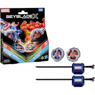 Beyblade X Marvel-Kollaboration Captain America vs Red Hulk Kreisel-Set – Hasbro