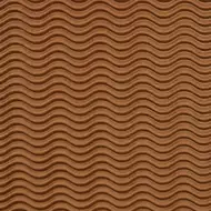 Braune Dekoration 3D-Wellpappe B2 50x70cm 1 Stück