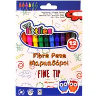 Bunte Filzstifte 12er-Pack