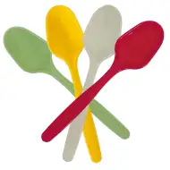 Bunte wiederverwendbare Löffel – 8-teiliges Set