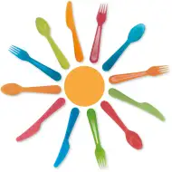 Buntes 12-teiliges Besteckset