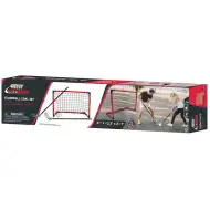 CROSS Floorball-Spielset mit 2 Schlägern und 2 Toren - Woodyland