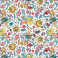 Cardex: Bugs Bunny und Tapsi Hapsi exklusive Geschenkpapier 100x70 cm