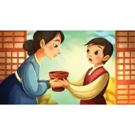Der kleine Junge und der leere Blumentopf Diafilm (Schatz der Volksmärchen Diabilderserie)