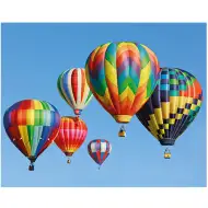 Diamantmalerei-Set: Heißluftballon Diamantmalerei 40x50cm