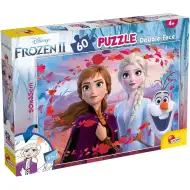 Die Eiskönigin 2 2-in-1 60-teiliges Puzzle und Malset 50x35 cm – Lisciani