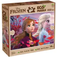 Die Eiskönigin 2-in-1 60-teiliges Eco-Puzzle und Malset 70x50 cm – Lisciani