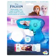 Die Eiskönigin mittelgroße Seifenblasenpistole mit Licht, 60 ml.