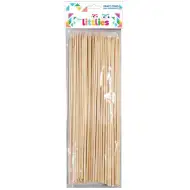 Die Littlies: Natur angespitzte Holzstäbchen im 50er-Set, 25 cm