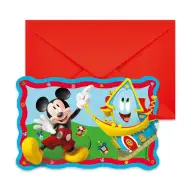 Disney+Mickey-Maus-Party-Einladung 6er-Set