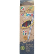 Eco Family Sfera 4er-Pack bunte Kugelschreiber 1 mm - Carioca