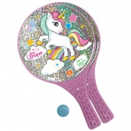 Einhorn-Strandtennis-Set mit Ball