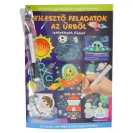 Entwicklungsaufgaben aus dem Weltraum mit 13 Aufgaben und abwischbarem Filzstift - D-Toys